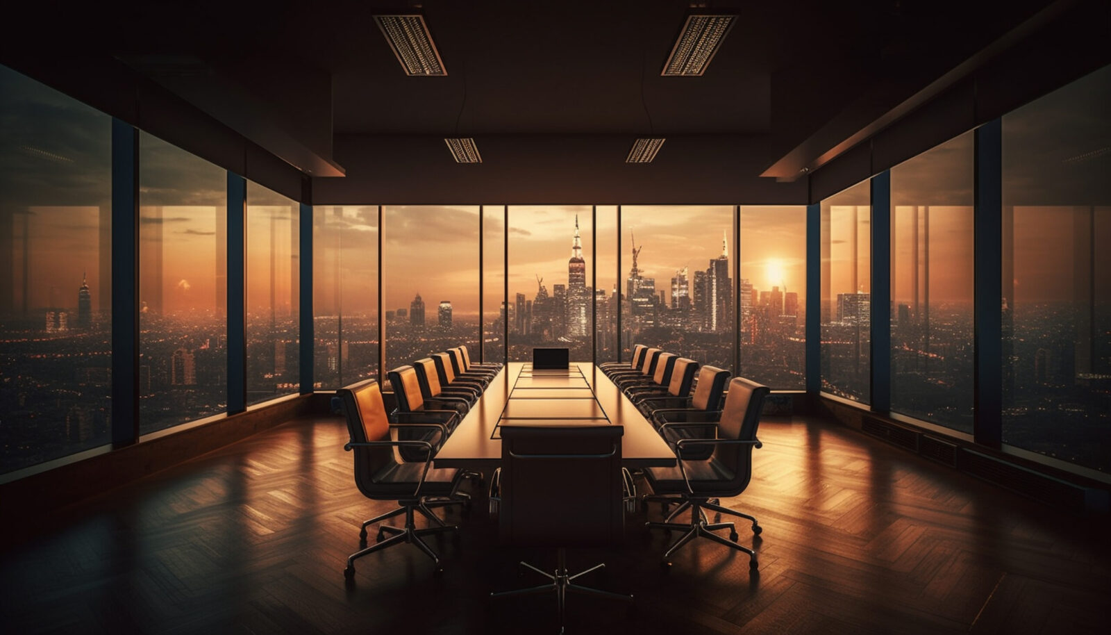 mpresários em reunião de planejamento estratégico, com papéis e contratos sobre a mesa, representando a importância da assessoria jurídica empresarial.